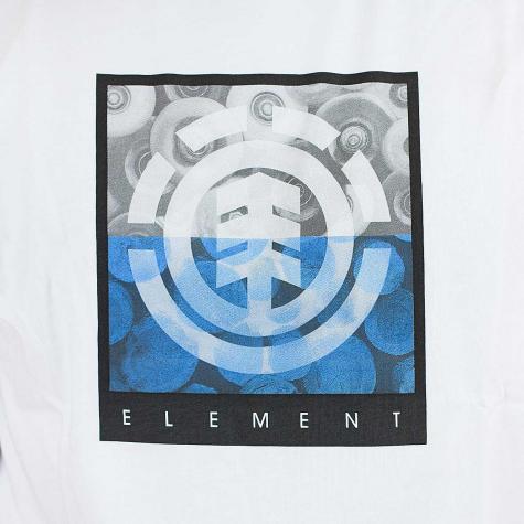 Element T-Shirt Log Jam weiß 