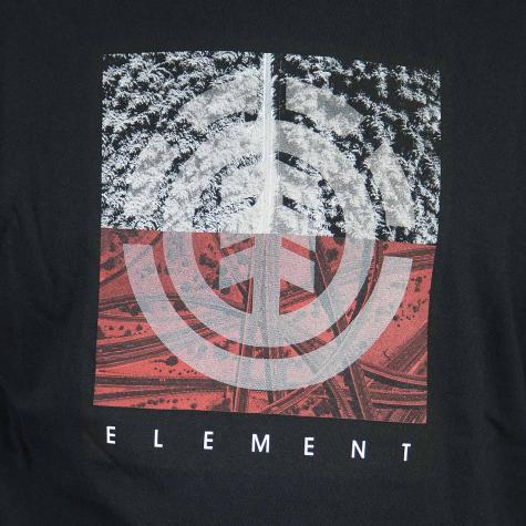 Element T-Shirt Reroute flint schwarz 