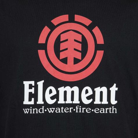Element T-Shirt Vertical flint schwarz 