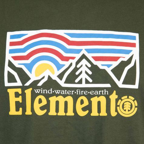 Element Wander Herren T-Shirt grün 