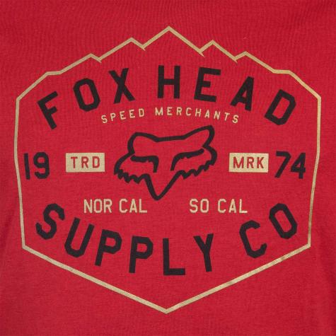 Fox Backbone Tech HerrenT-Shirt rot 