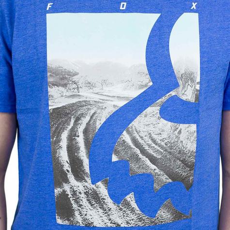 Fox T-Shirt Eyecon Photo blau meliert 