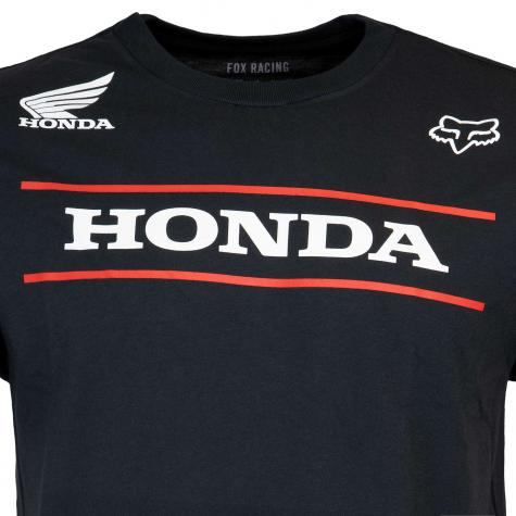 T-Shirt Fox Honda schwarz 