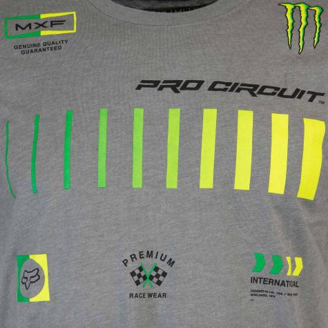 T-Shirt Fox Pro Circuit grau 
