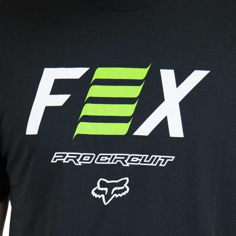 Fox T-Shirt Pro Circuit Tech schwarz 