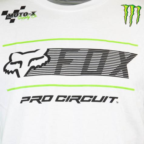 T-Shirt Fox Pro Circuit weiß 