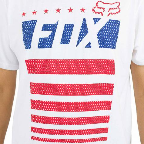 Fox T-Shirt Red White & True weiß 