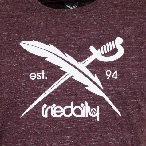 Iriedaily T-Shirt Chamisso Logo weinrot 