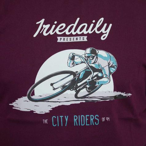 Iriedaily T-Shirt City Riders weinrot 