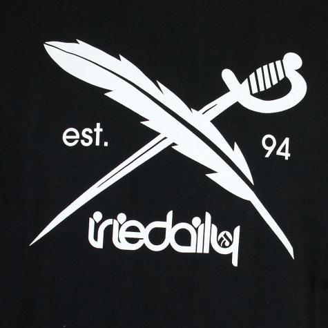 Iriedaily Daily Flag T-Shirt schwarz 