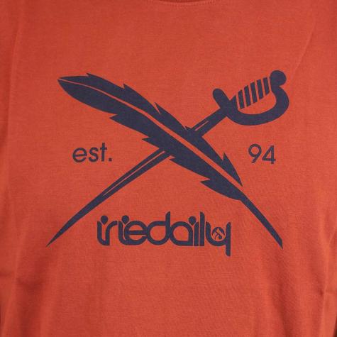 Iriedaily T-Shirt Daily Flag brick 
