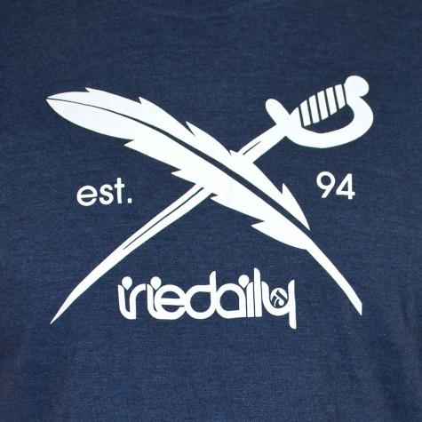 Iriedaily T-Shirt Daily Flag dunkelblau 