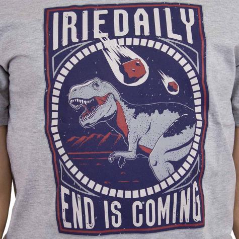 Iriedaily T-Shirt End Is Coming grau meliert 