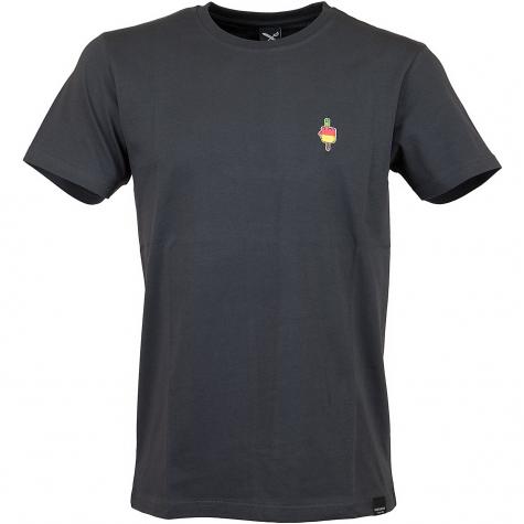 Iriedaily T-Shirt Flutscher Embroidered coal 