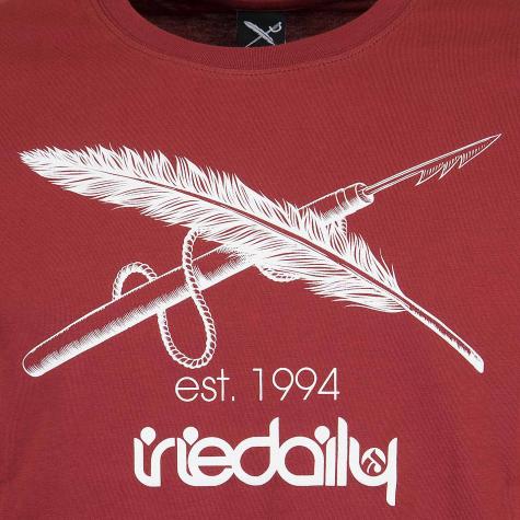 Iriedaily T-Shirt Harpoon Flag rot 