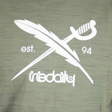 Iriedaily T-Shirt Mesh Flag oliv 