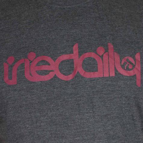 Iriedaily T-Shirt No Matter 4 anthracite red 