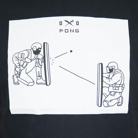 Iriedaily T-Shirt Pong Cops schwarz 