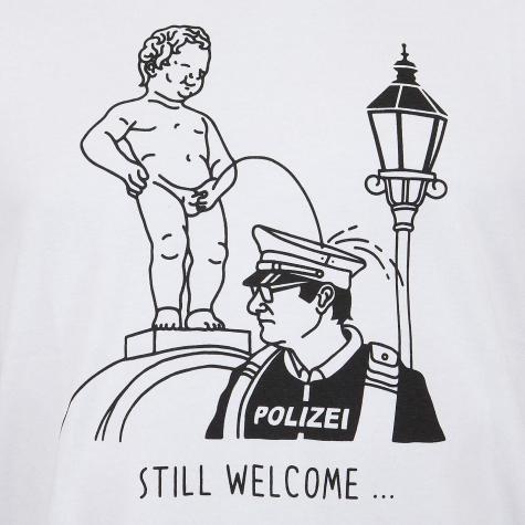 Iriedaily T-Shirt Still Welcome weiß 