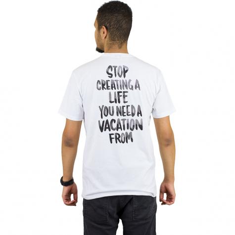 Iriedaily T-Shirt Stop Creating weiß 