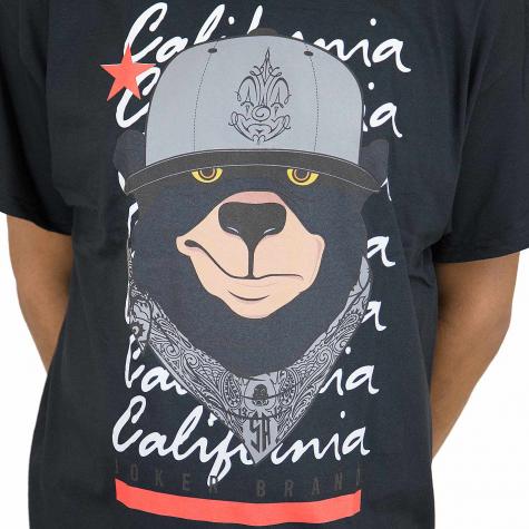 Joker Brand T-Shirt Cali Bear schwarz 