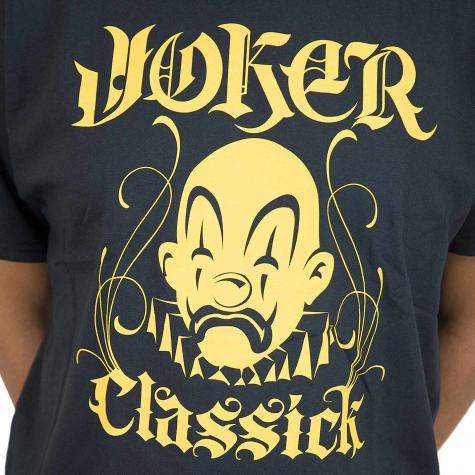 Joker Brand T-Shirt Classick Clown schwarz/gold 