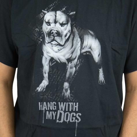 Joker Brand T-Shirt Dogs schwarz 