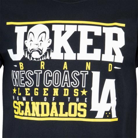 Joker Scandalos T-Shirt Herren schwarz 