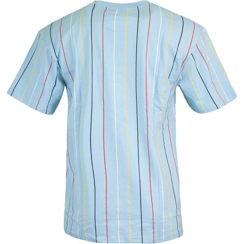 Karl Kani Signature Logo Pinstripe T-Shirt blau 