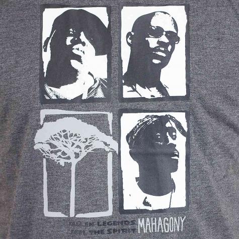 Mahagony T-Shirt Legends schwarz meliert 