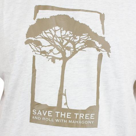 Mahagony T-Shirt Nu Save silber 