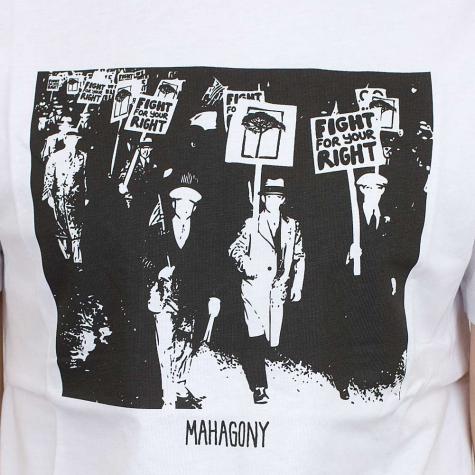 Mahagony T-Shirt Rights weiß 