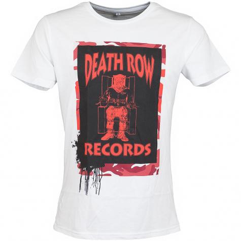 Mister Tee T-Shirt Death Row Camo weiß/rot 