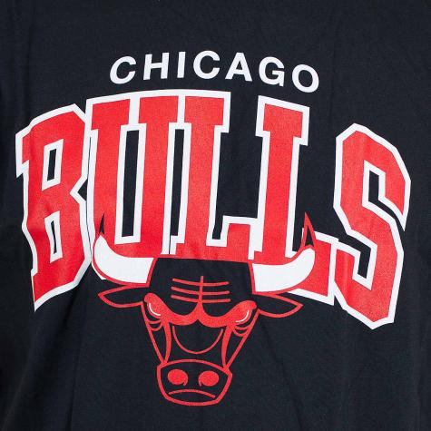 Mitchell & Ness T-Shirt Team Arch Traditional Chicago Bulls schwarz 