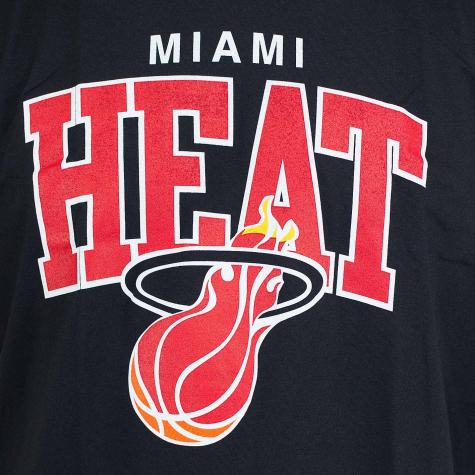 Mitchell & Ness T-Shirt Team Arch Traditional Miami Heat schwarz 