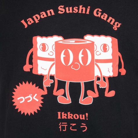 Mister Tee T-Shirt Japanese Sushi schwarz 