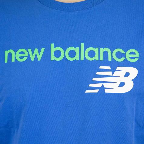New Balance T-Shirt Athletics WC blau 