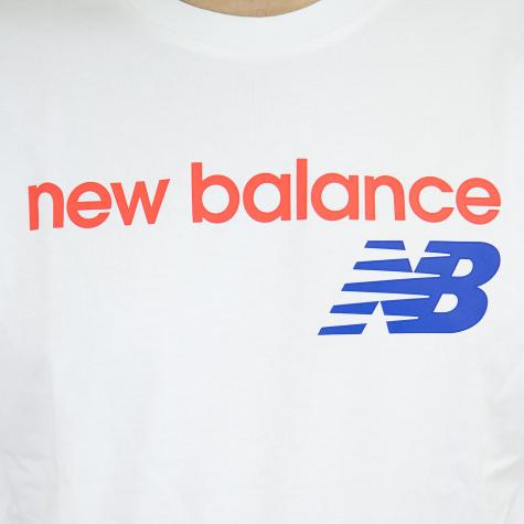 New Balance T-Shirt Athletics WC weiß 