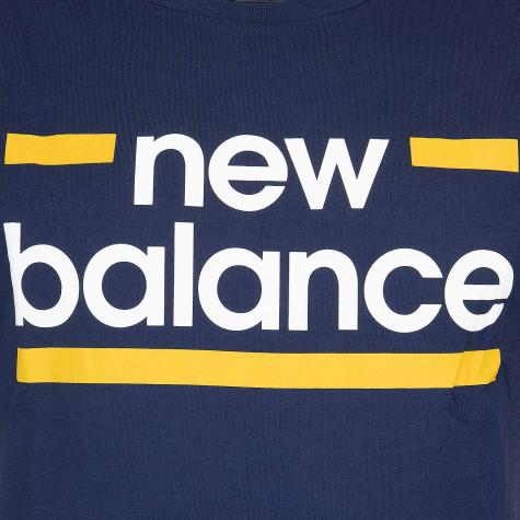 New Balance T-Shirt Classic Graphic dunkelblau 