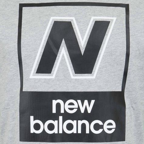 New Balance T-Shirt Essentials N Box grau 