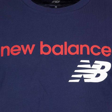 New Balance T-Shirt Heritage dunkelblau 