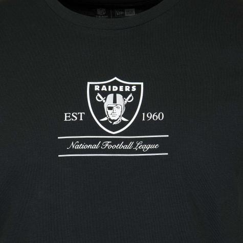New Era T-Shirt Team Established Oakland Raiders schwarz 