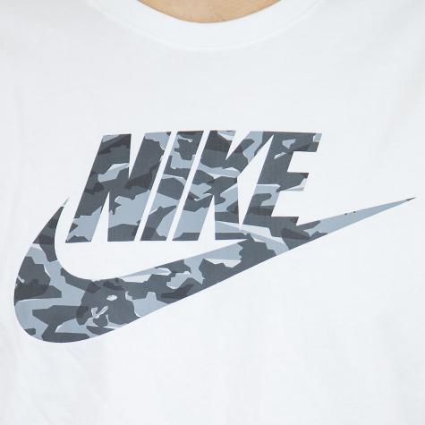 Nike T-Shirt Camo 2 weiß/grau 