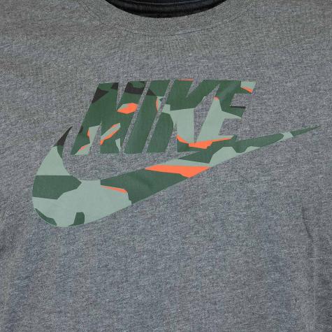 Nike T-Shirt Camo dunkelgrau 