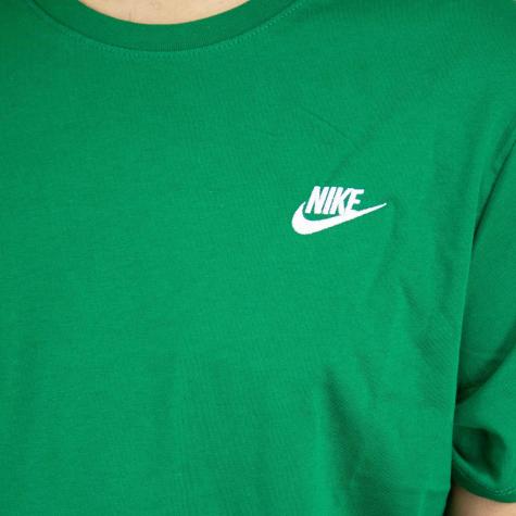 Nike T-Shirt Embroidered Futura grün/weiß 