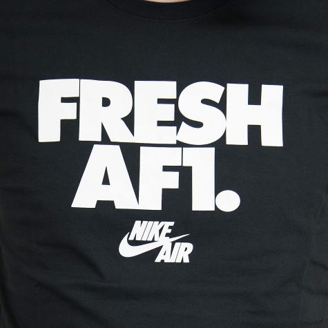 Nike T-Shirt Fresh AF1 schwarz/weiß 