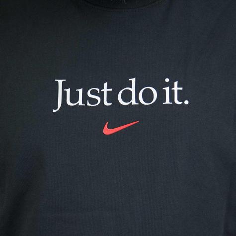 Nike T-Shirt Just Do It schwarz/rot 