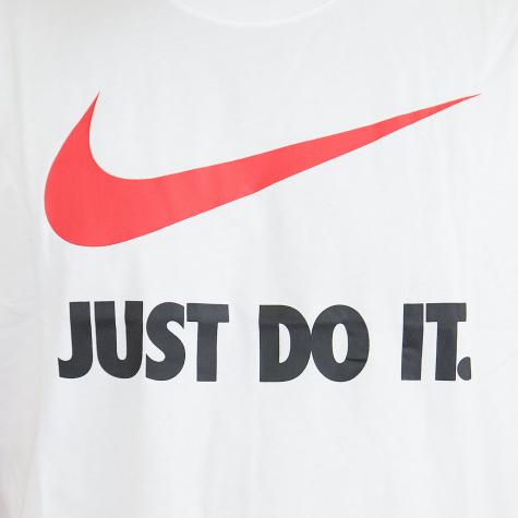 Nike T-Shirt Just Do It Swoosh weiß/rot 