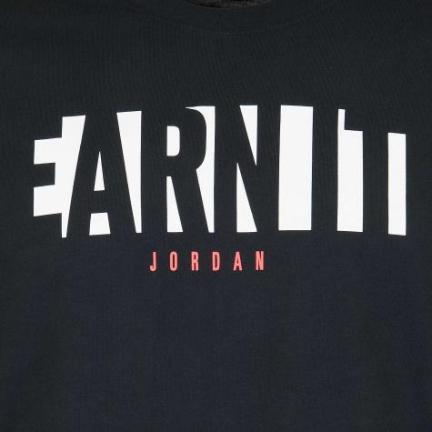 Nike T-Shirt Jordan Earn It schwarz 