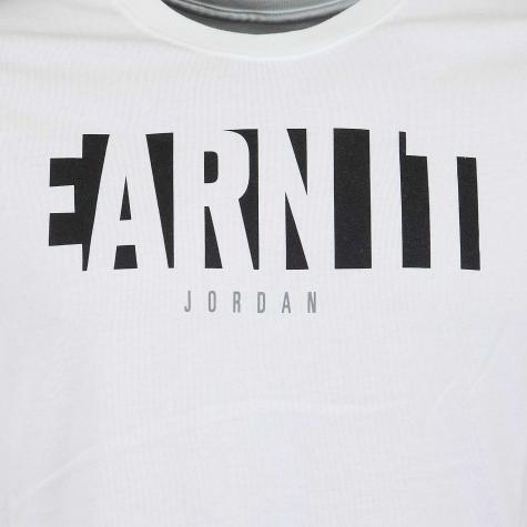 Nike T-Shirt Jordan Earn It weiß 